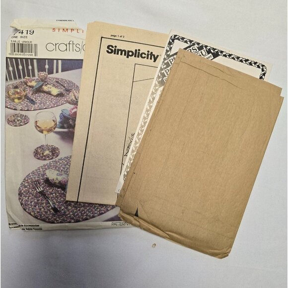 Simplicity Crafts Table Accessories Braiding Pattern Kit #7419 One Size - Picture 3 of 6